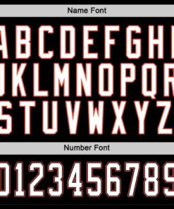 Custom Black White-Orange Hockey Jersey Suit for daily life, Fabric: 95% polyester and 5% spandex, Regular fit, Stitch Color: automatically matched based on patterns